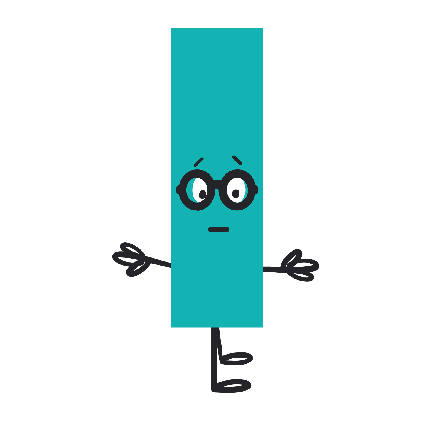 Rectangle Character Graphic