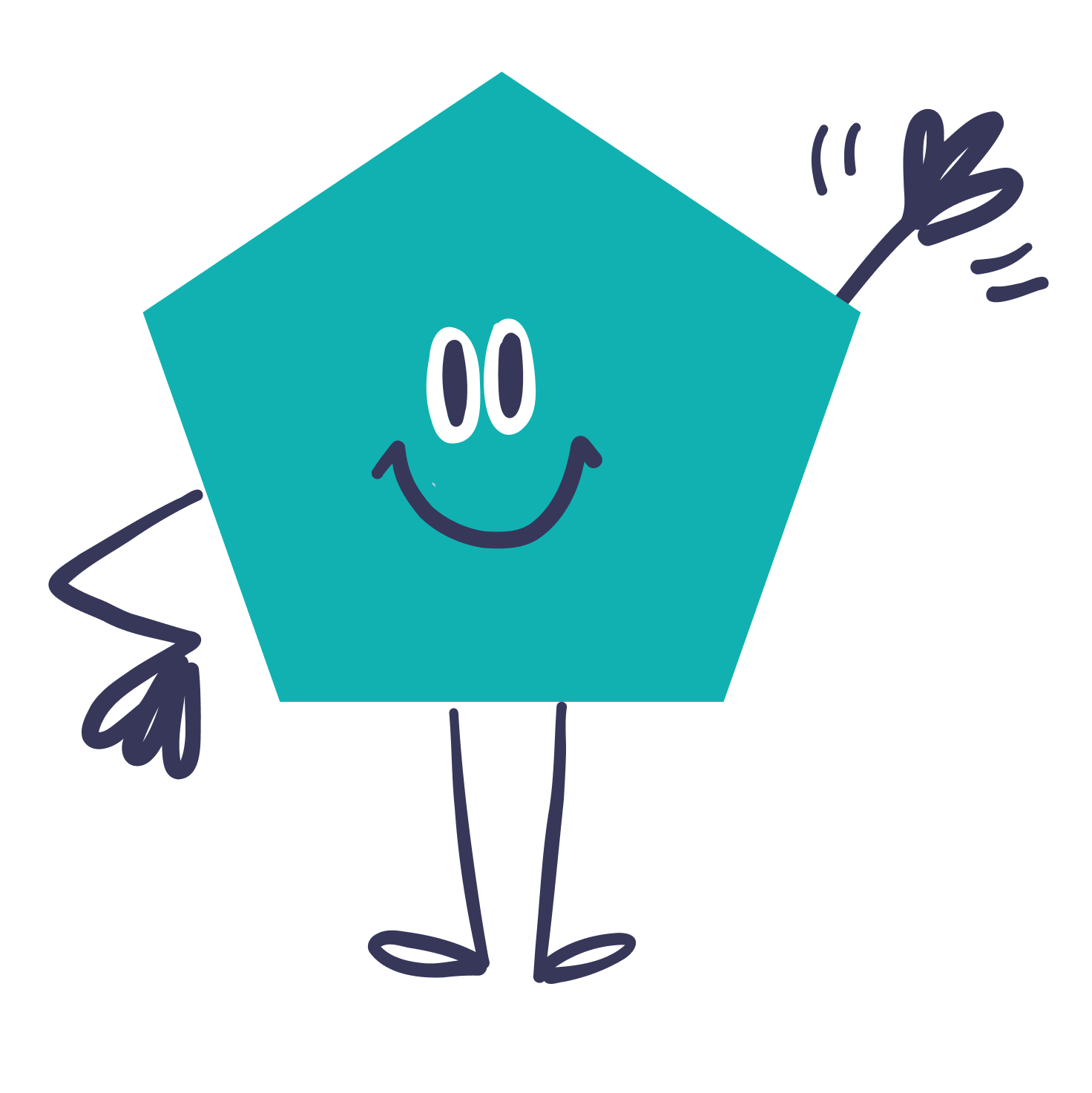 Pentagon Character Graphic